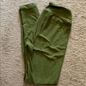 One Size Lularoe Green Leggings